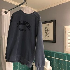 Navy Lacrosse Sweatshirt
